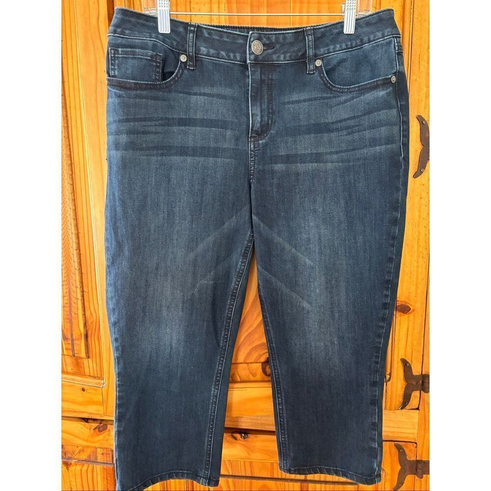 Seven7 Darkwash Capris